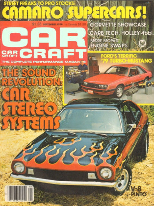 CAR CRAFT 1978 SEPT - MUSTANG II-ROUSH, JOINT VENTURE
